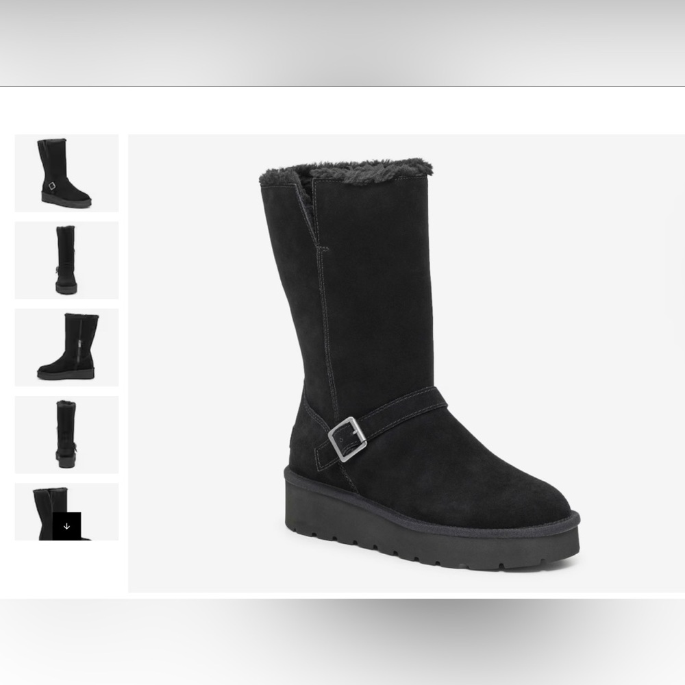 NIB Koolaburra By UGG Black Boots  Size 7